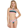 Billabong Sun Faded High Neck Youth Girls Two Piece Swimwear (Brand New)