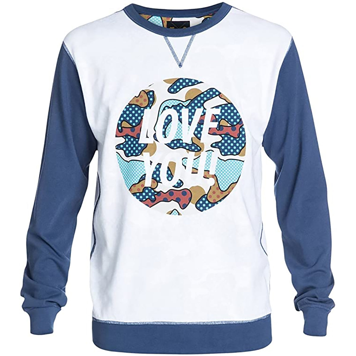 DC Cyrcle Love You Men's Long-Sleeve Shirts - Blue Estate Blue