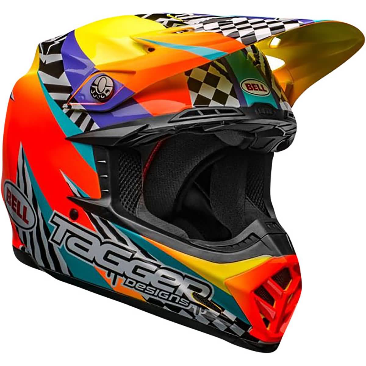 Bell Moto-9 MIPS Tagger Breakout Adult Off-Road Helmets-7109885