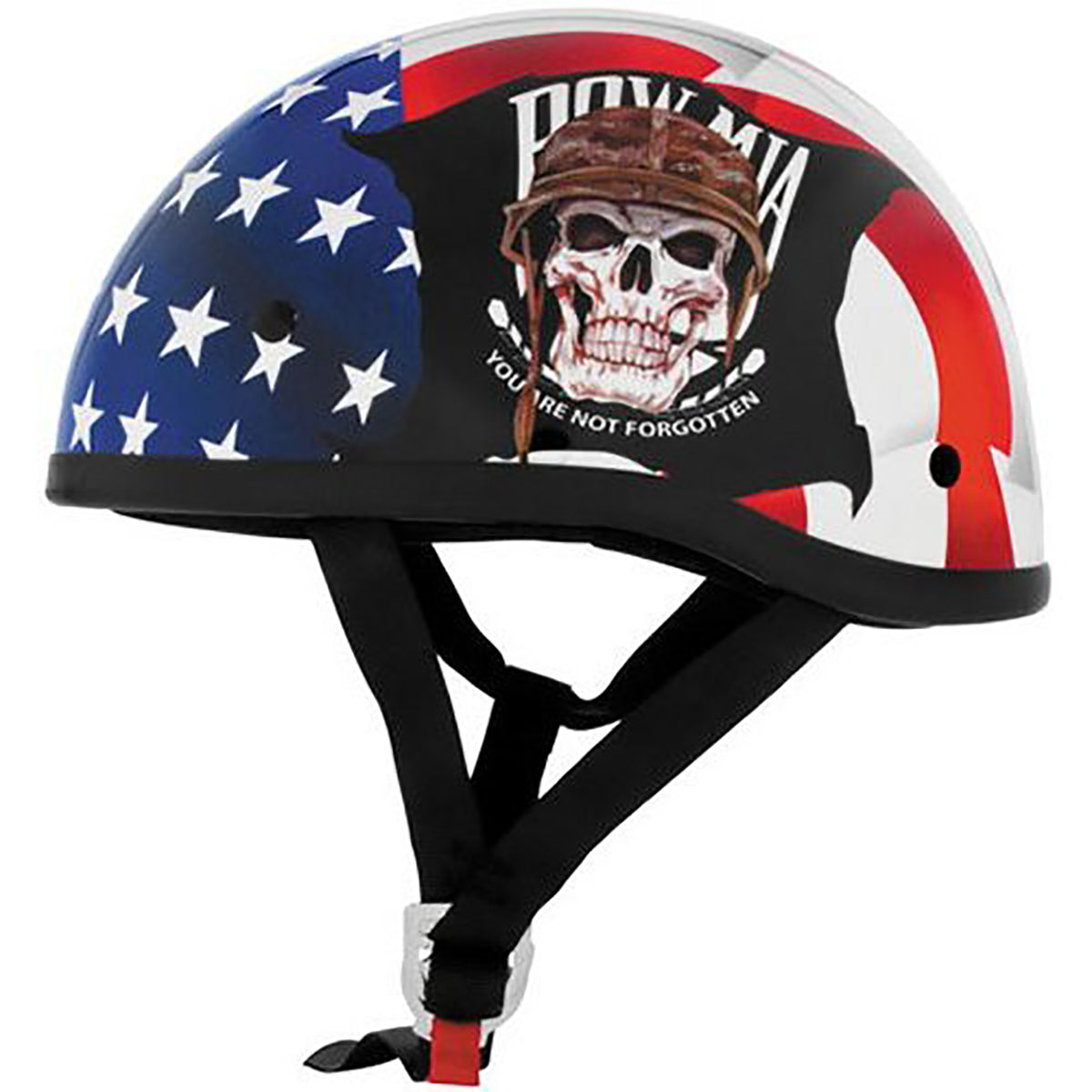 Skid Lid Original Pow-Mia Adult Cruiser Helmets-646956