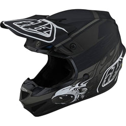 Troy Lee Designs SE4 Polyacrylite Midnight Skooly MIPS Adult Off-Road Helmets (Refurbished, Without Tags)